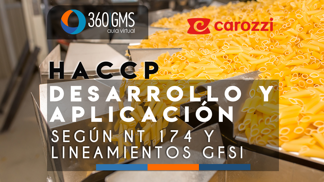 3527_C1 - HACCP Desarrollo y Aplicación según NT 174 y Lineamientos GFSI