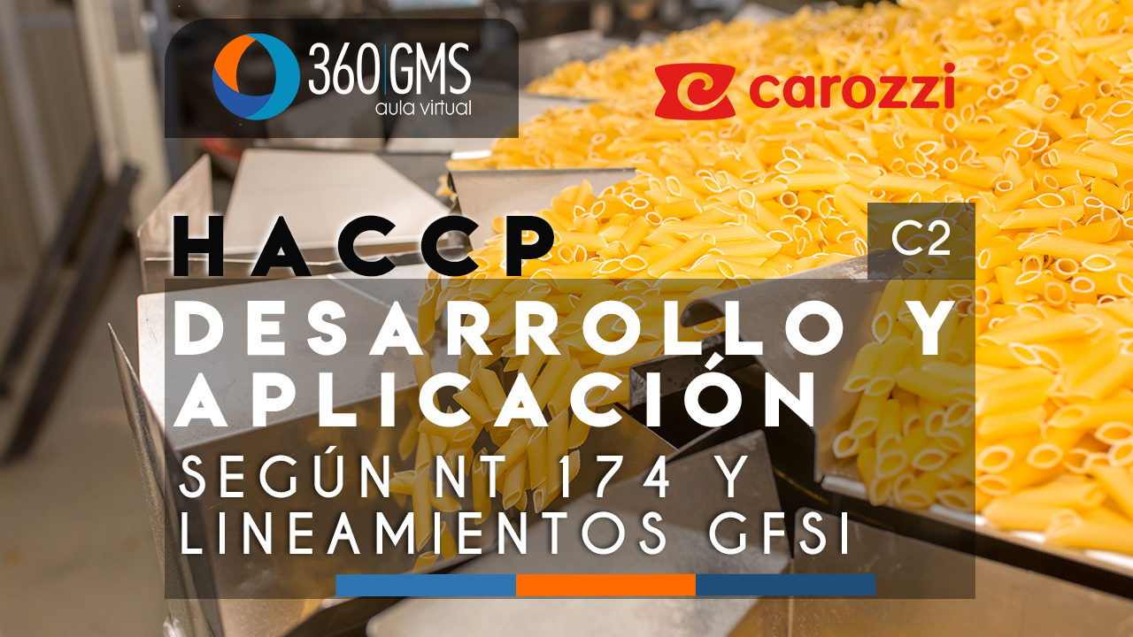 3527_C2 - HACCP Desarrollo y Aplicación según NT 174 y Lineamientos GFSI