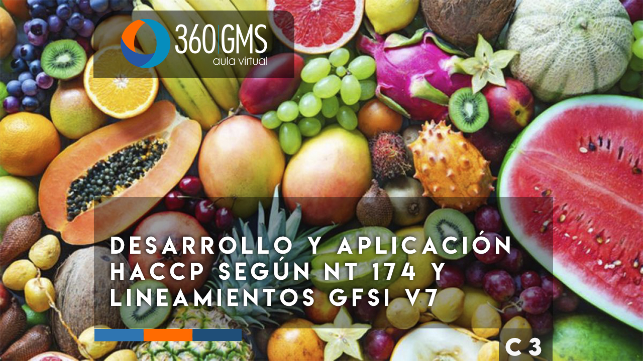 3889_C3- Desarrollo y Aplicación HACCP según NT 174 y Lineamientos GFSI